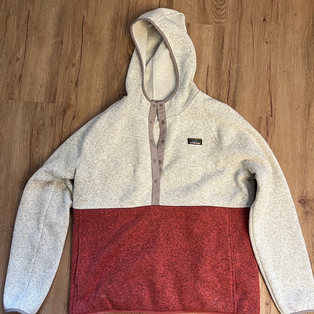 LLBean XL 1/4 Fleece Pullover